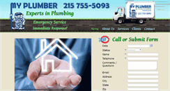 Desktop Screenshot of myplumberpa.com